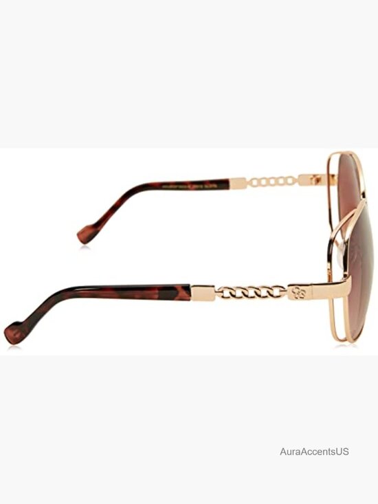 Oversized Cat Eye Metal Square Sunglasses UV400 Protection main image 6